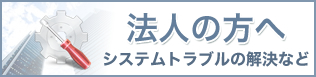 システムトラブルなど法人の方向けサービスもおこなっております