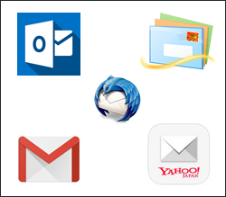 メール設定と環境