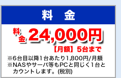 システム代行プラン料金