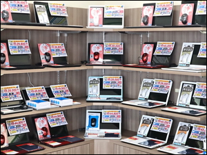 中古PC　店頭販売